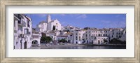 Buildings On The Waterfront, Cadaques, Costa Brava, Spain Fine Art Print