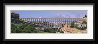 Road Under An Aqueduct, Segovia, Spain Fine Art Print