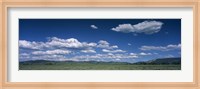 Clouds and meadow, Wyoming, USA Fine Art Print