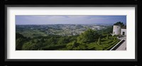 High angle view of a town, Pousada, Sintra, Lisbon, Portugal Fine Art Print