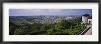 High angle view of a town, Pousada, Sintra, Lisbon, Portugal Fine Art Print