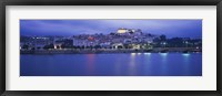 Buildings at the waterfront, Mondego River, Coimbra, Beira Litoral, Beira, Portugal Fine Art Print