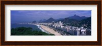 Aerial view of Copacabana Beach, Rio De Janeiro, Brazil Fine Art Print