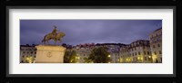 Low angle view of a statue, Castelo De Sao Jorge, Lisbon, Portugal Fine Art Print