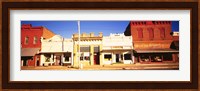 Store Fronts, Main Street, Chatsworth, Illinois Fine Art Print