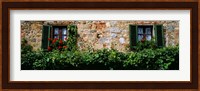Windows, Monteriggioni, Tuscany, Italy Fine Art Print