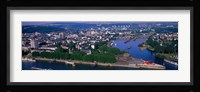 Rhine River Mosel River Koblenz Germany Fine Art Print