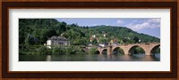 Neckar River, Heidelberg, Baden-Wurttemberg, Germany Fine Art Print