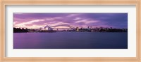 Sydney Opera House, Sydney Harbor Bridge, Sydney, Australia Fine Art Print