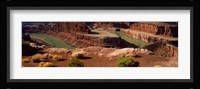 High angle view of a river flowing through a canyon, Dead Horse Point State Park, Utah, USA Fine Art Print
