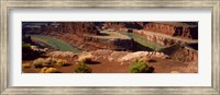 High angle view of a river flowing through a canyon, Dead Horse Point State Park, Utah, USA Fine Art Print