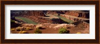 High angle view of a river flowing through a canyon, Dead Horse Point State Park, Utah, USA Fine Art Print