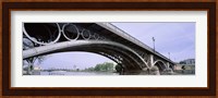 Low Angle View Of Isabel II Bridge Over Guadalquivir River, Seville, Spain Fine Art Print