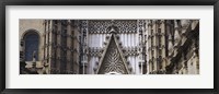 Close-up of a cathedral, Seville Cathedral, Seville, Spain Fine Art Print