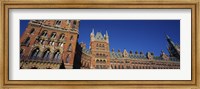 Low angle view of a building, St. Pancras Railway Station, London, England Fine Art Print