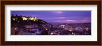 Elevated View Of The City, Skyline, Cityscape, Lisbon, Portugal Fine Art Print