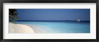 Beach & Boat Scene The Maldives Fine Art Print