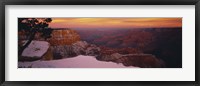 Rock formations on a landscape, Grand Canyon National Park, Arizona, USA Fine Art Print