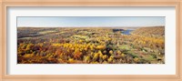 Aerial view of a landscape, Delaware River, Washington Crossing, Bucks County, Pennsylvania, USA Fine Art Print