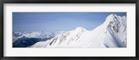 Mountains covered with snow, Cariboo Mountains, British Columbia, Canada Fine Art Print