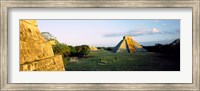 Pyramids at an archaeological site, Chichen Itza, Yucatan, Mexico Fine Art Print