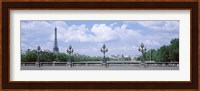 Cloud Over The Eiffel Tower, Pont Alexandre III, Paris, France Fine Art Print