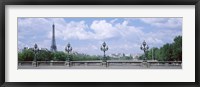 Cloud Over The Eiffel Tower, Pont Alexandre III, Paris, France Fine Art Print