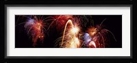 Fireworks Display, Banff, Alberta, Canada Fine Art Print