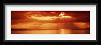 Sunset, Lake Geneva, Switzerland Fine Art Print