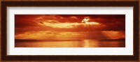 Sunset, Lake Geneva, Switzerland Fine Art Print