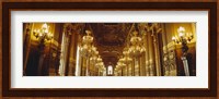 Interiors of a palace, Paris, Ile-De-France, France Fine Art Print