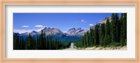 Road In Canadian Rockies, Alberta, Canada Fine Art Print
