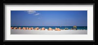 Beach Scene, Miami, Florida, USA Fine Art Print