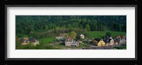Village Of Hohen-Schwangau in summer, Bavaria, Germany Fine Art Print
