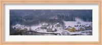 Village Of Hohen-Schwangau in winter, Bavaria, Germany Fine Art Print