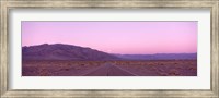 Purple Sky at Death Valley National Park, California Fine Art Print