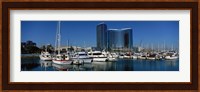 Embarcadero Marina Hotel, San Diego, California, USA Fine Art Print