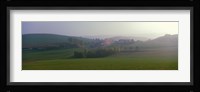 Misty Rural Scene, Near Neuhaus, Black Forest (Schwarzwald), Germany Fine Art Print