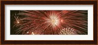 USA, Wyoming, Jackson, fireworks Fine Art Print