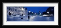 Hotel de Ville & Notre Dame Cathedral Paris France Fine Art Print