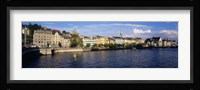 Switzerland, Zurich, Limmat River Fine Art Print