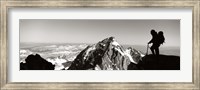 Hiker, Grand Teton Park, Wyoming, USA Fine Art Print