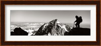 Hiker, Grand Teton Park, Wyoming, USA Fine Art Print