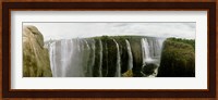 Water falling into a river, Victoria Falls, Zimbabwe, Africa Fine Art Print