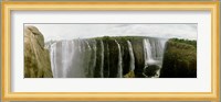 Water falling into a river, Victoria Falls, Zimbabwe, Africa Fine Art Print