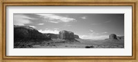 Rock formations on the landscape, Monument Valley, Arizona, USA Fine Art Print