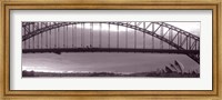 Harbor Bridge, Pacific Ocean, Sydney, Australia Fine Art Print