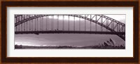Harbor Bridge, Pacific Ocean, Sydney, Australia Fine Art Print