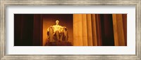 Night, Lincoln Memorial, Washington DC, District Of Columbia, USA Fine Art Print