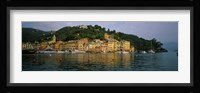 Town at the waterfront, Portofino, Italy Fine Art Print